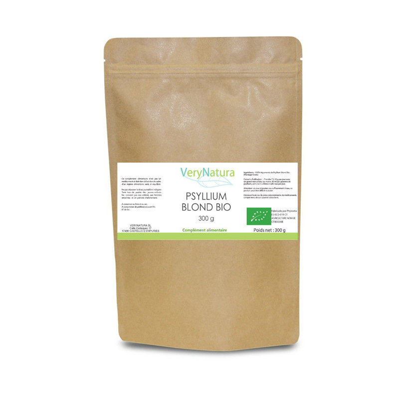 Psyllium Blond Bio - Verynatura -  - Compléments alimentaires  Oligo-éléments naturels bio